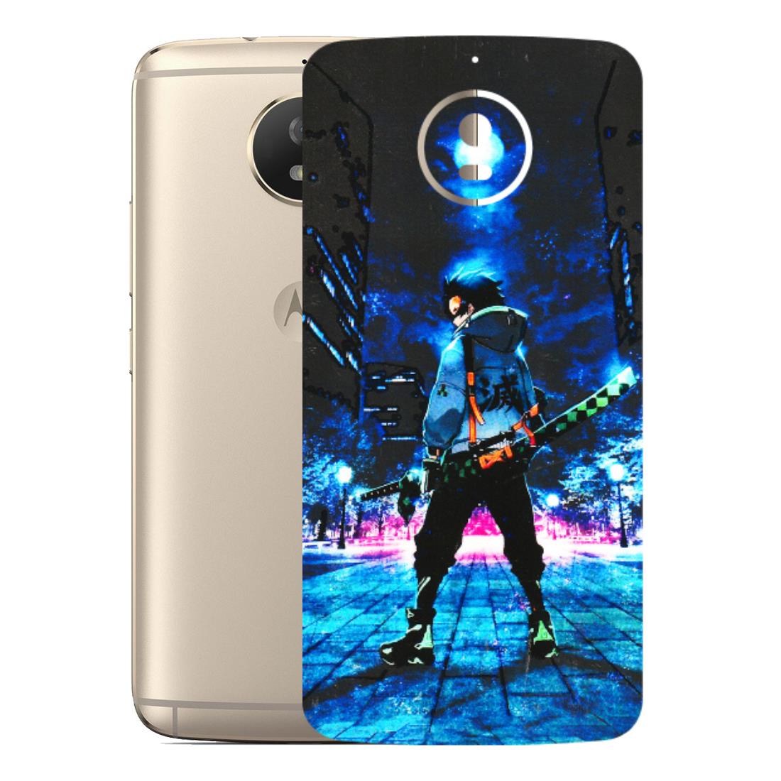Motorola Phone Skins (All Models) - Demon Slayer Sword - 3D Embossed Finish (L-247) Motorola Moto G5S