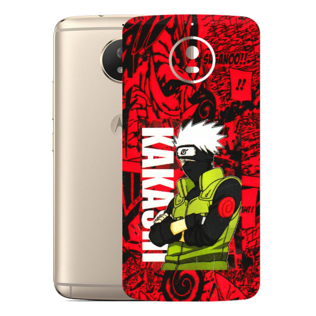 Motorola Phone Skins (All Models) - Kakashi Red Anime - 3D Embossed Finish (L-251) Motorola Moto G5S
