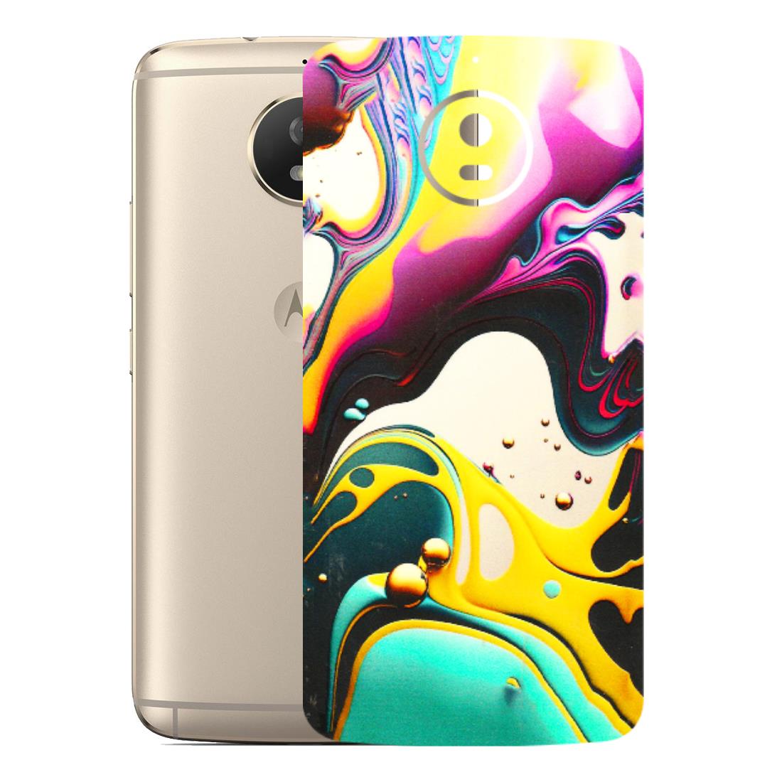 Motorola Phone Skins (All Models) - Multicolor Abstract pattern - 3D Embossed Finish (L-254) Motorola Moto G5S