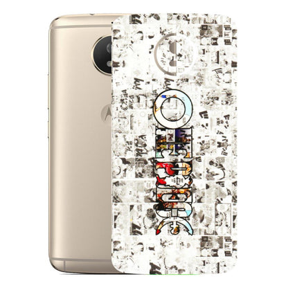 Motorola Phone Skins (All Models) - One Piece Manga - 3D Embossed Finish (L-26) Motorola Moto G5S