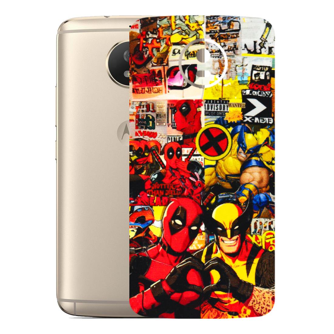 Motorola Phone Skins (All Models) - Spidy Wolverine - 3D Embossed Finish (L-310) Motorola Moto G5S