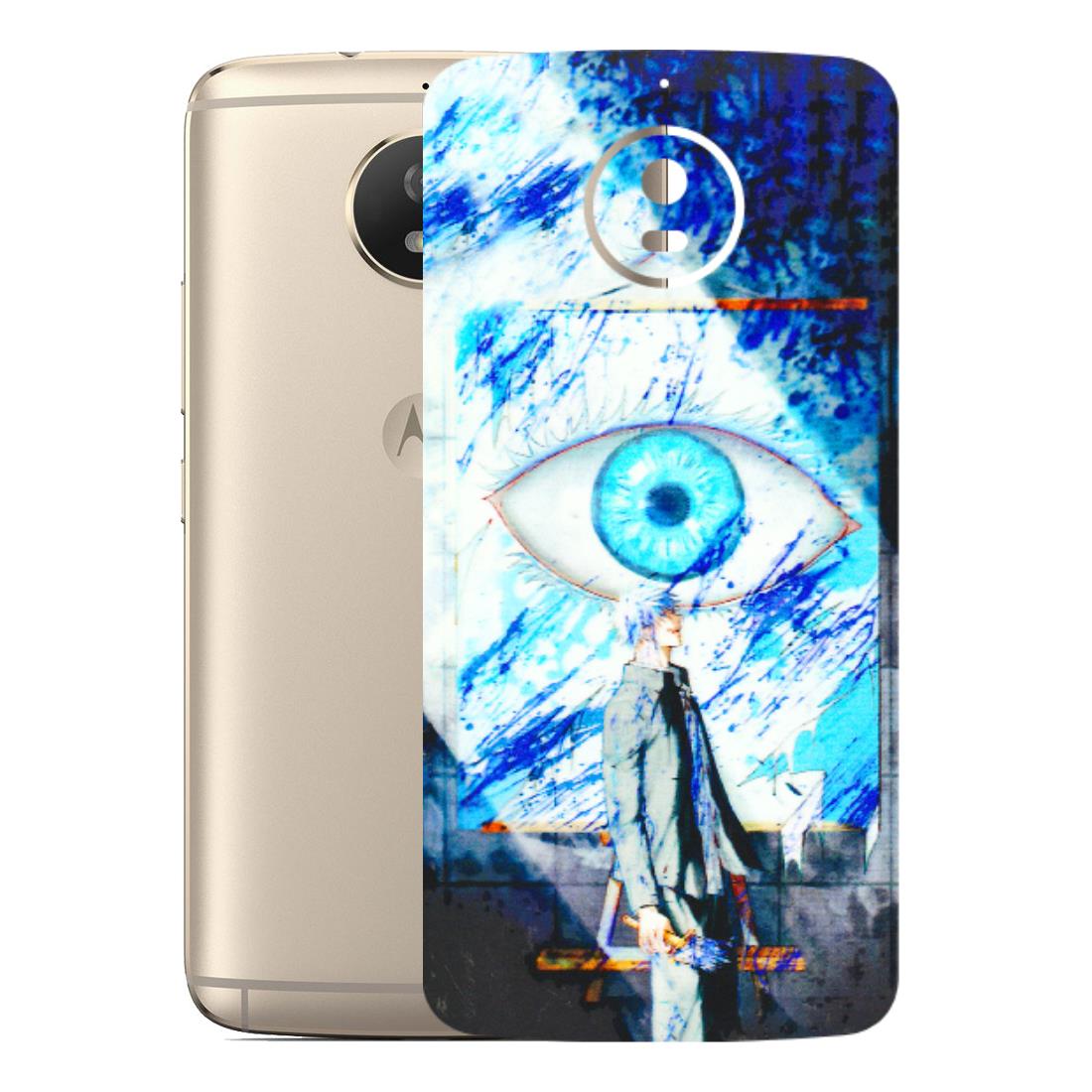 Motorola Phone Skins (All Models) - Anime Sea Blue Eye - 3D Embossed Finish (L-318) Motorola Moto G5S