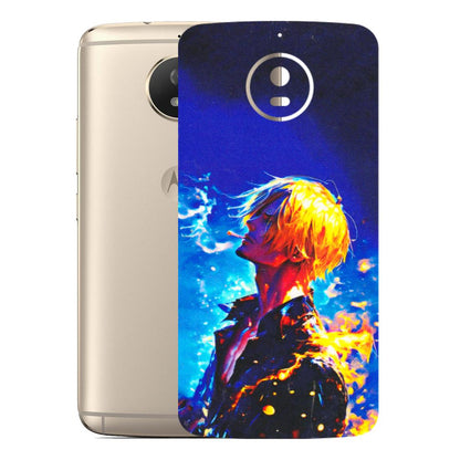 Motorola Phone Skins (All Models) - Sanji Vinsmoke One Piece - 3D Embossed Finish (L-319) Motorola Moto G5S