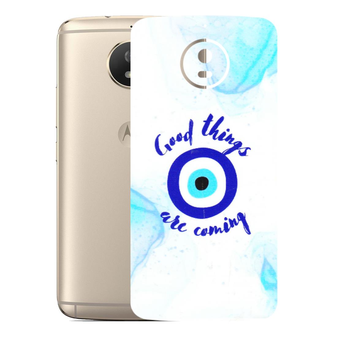 Motorola Phone Skins (All Models) - Evil Eye Good Things Are Coming - 3D Embossed Finish (L-322) Motorola Moto G5S