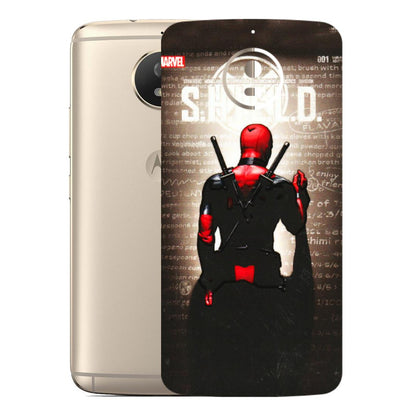 Motorola Phone Skins (All Models) - Deadpool - 3D Embossed Finish (L-56) Motorola Moto G5S