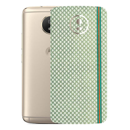 Motorola Phone Skins (All Models) - Gucci Fabric Pattern - 3D Embossed Finish (L-73) Motorola Moto G5S