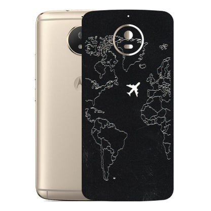 Motorola Phone Skins (All Models) - Never Ending Travel - 3D Embossed Finish (L-79) Motorola Moto G5S
