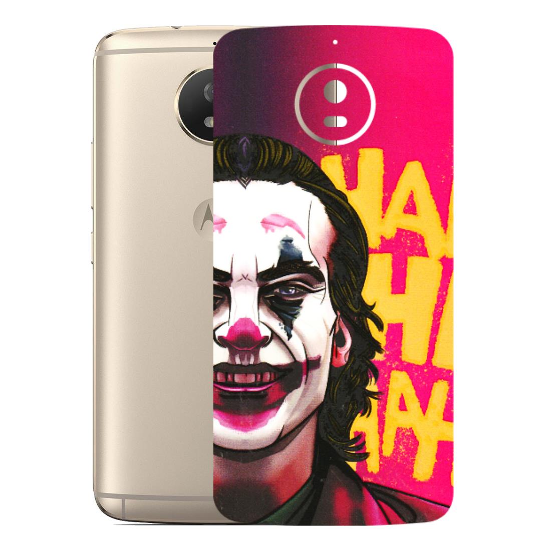 Motorola Phone Skins (All Models) - Joker Evil Laugh - 3D Embossed Finish (L-97) Motorola Moto G5S