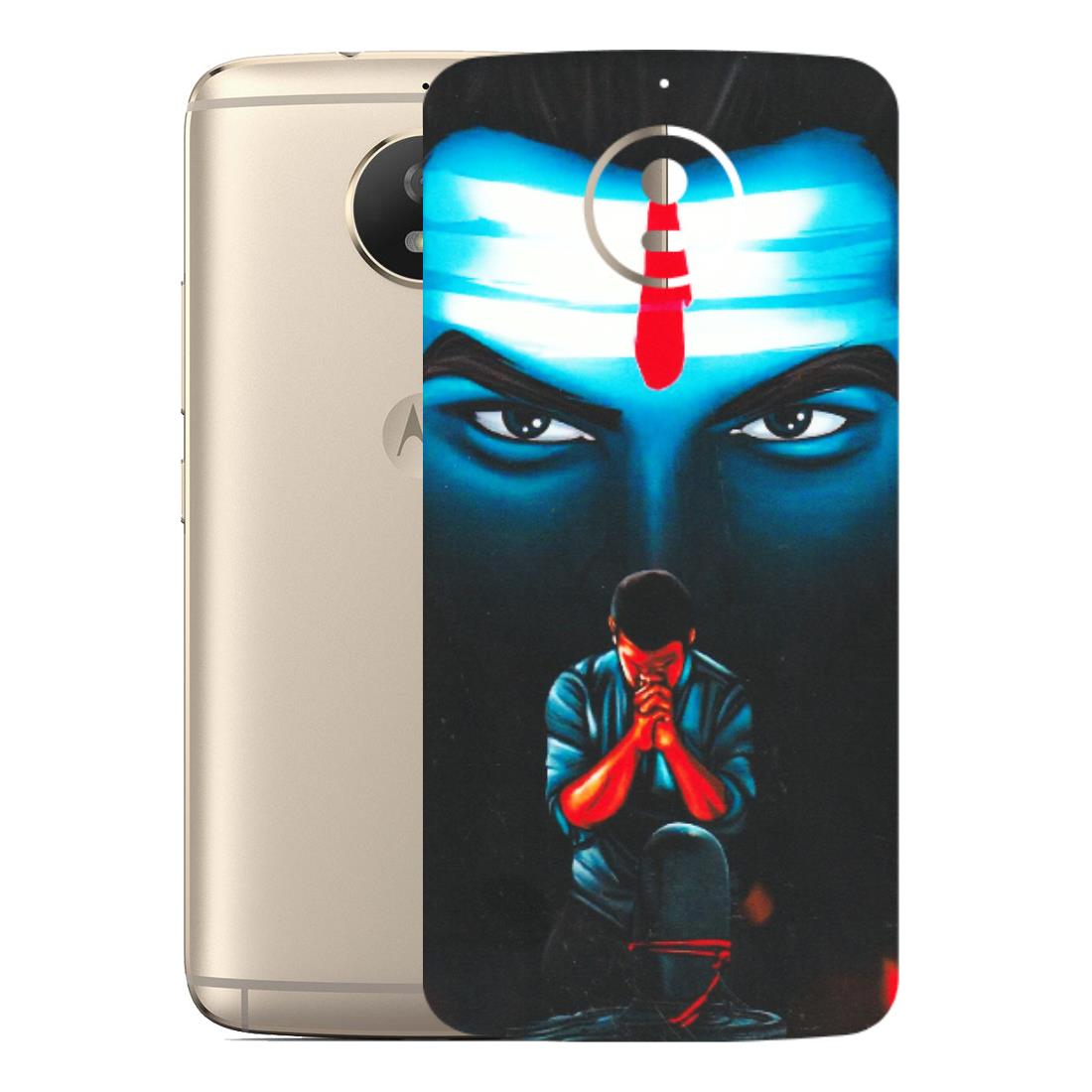Motorola Phone Skins (All Models) - Mahakal Bhakt - Matte Finish (M-112) Motorola Moto G5S