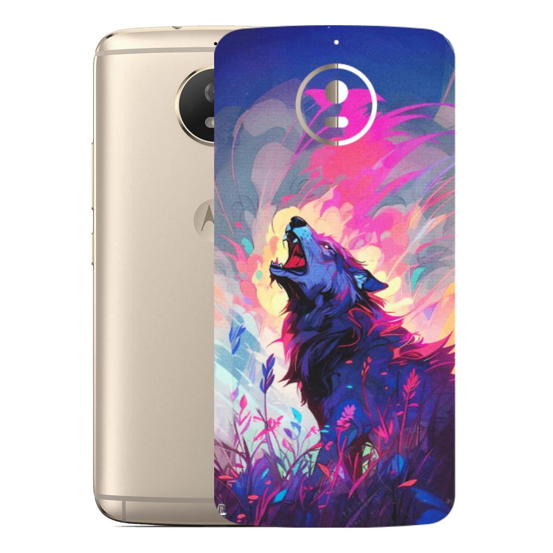 Motorola Phone Skins (All Models) - New Wild Wolf Abstract - Matte Finish (M-125) Motorola Moto G5S