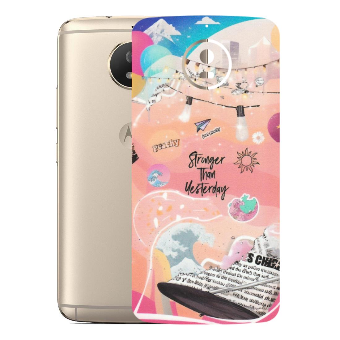 Motorola Phone Skins (All Models) - Stronger Then Yesterday - Matte Finish (M-128) Motorola Moto G5S