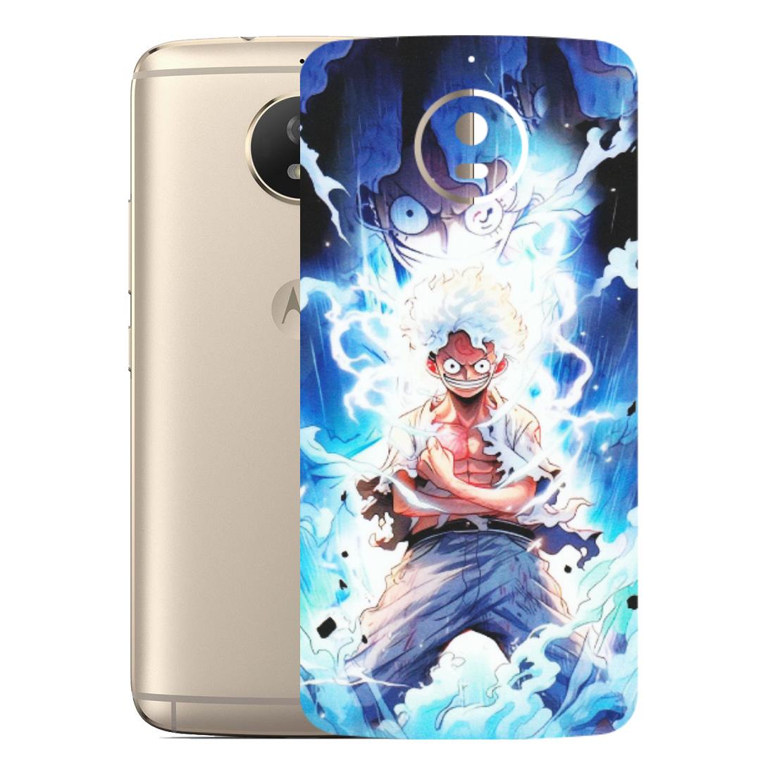Motorola Phone Skins (All Models) - Blue Thunder Luffy Anime - Matte Finish (M-132) Motorola Moto G5S