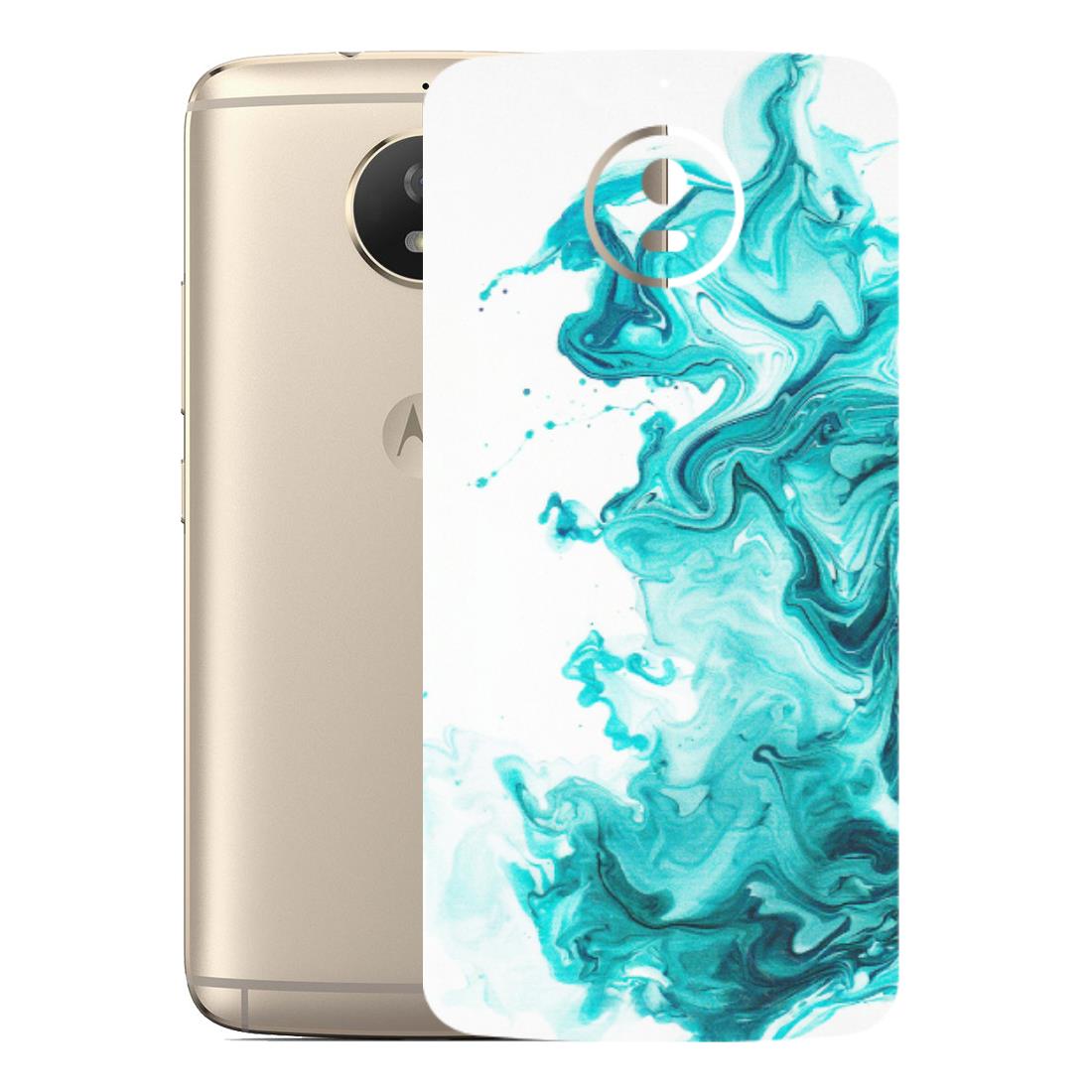 Motorola Phone Skins (All Models) - Sky Blue Abstract Colour - Matte Finish (M-146) Motorola Moto G5S