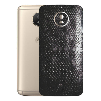 Motorola Phone Skins (All Models) - Black Snack Leather - Matte Finish (M-147) Motorola Moto G5S