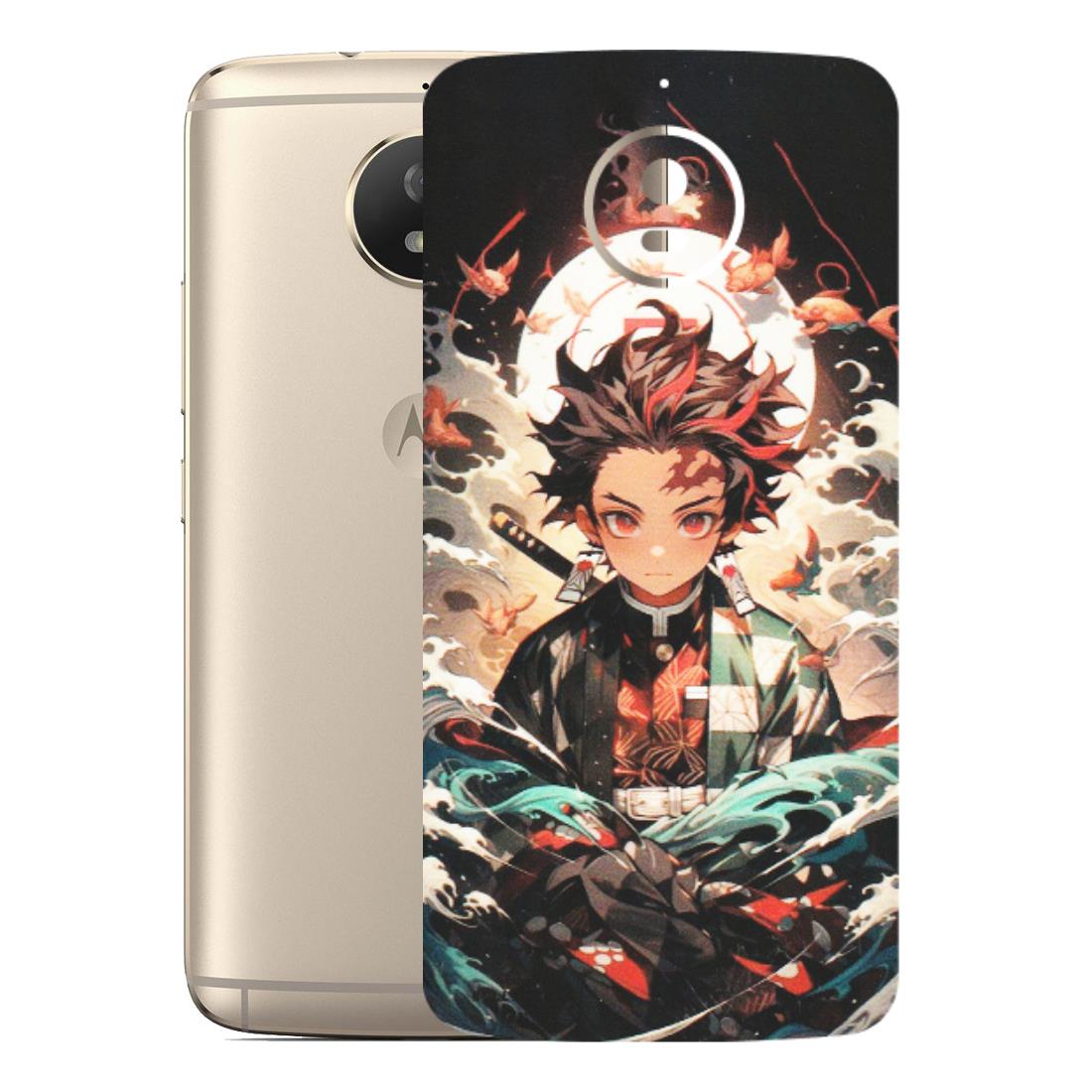 Motorola Phone Skins (All Models) - Tanjiro Demon Slayer Anime - Matte Finish (M-158) Motorola Moto G5S