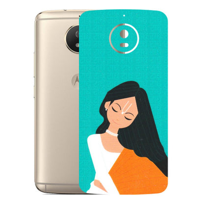 Motorola Phone Skins (All Models) - Radhe Radhe With Hindu Symbol - Matte Finish (M-164) Motorola Moto G5S