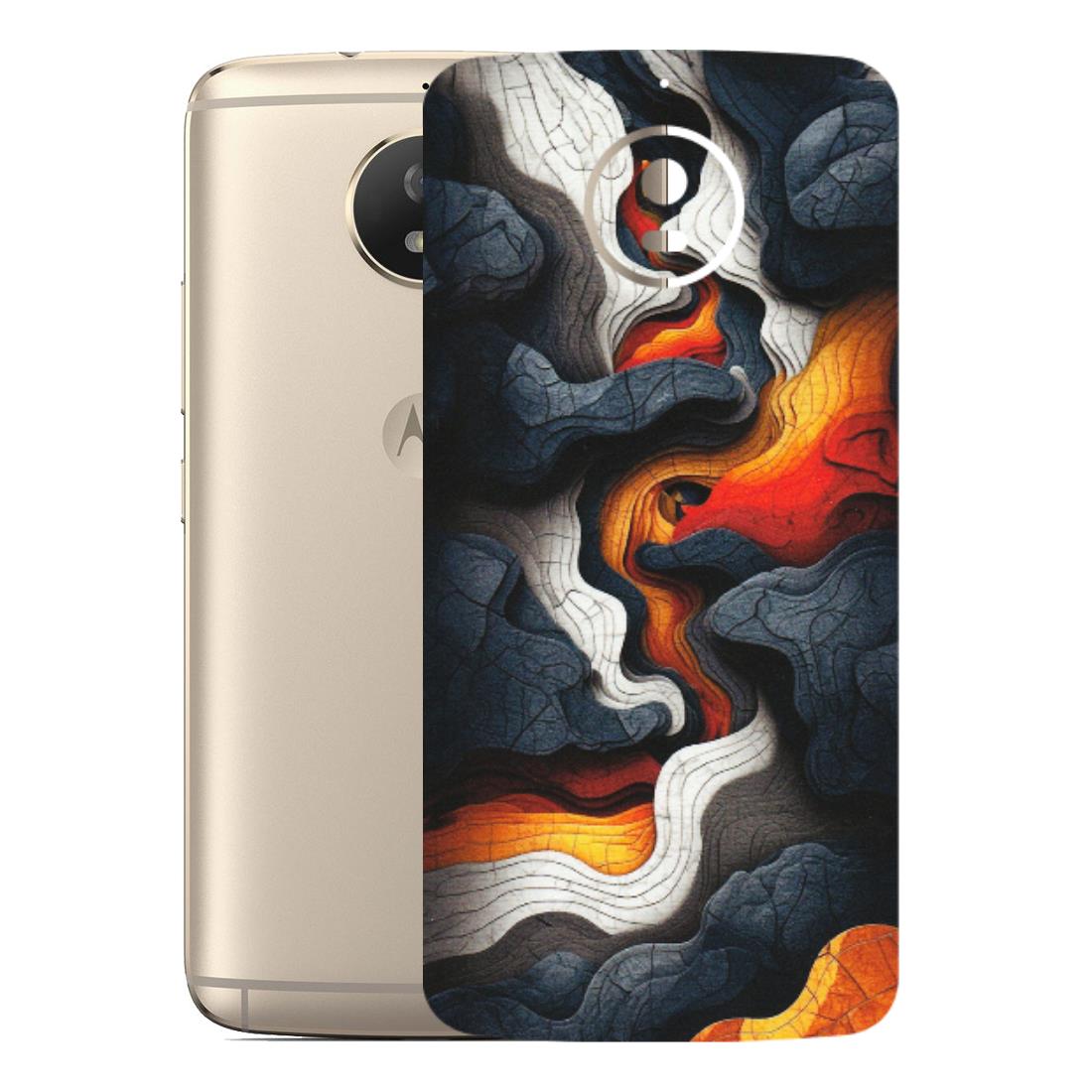 Motorola Phone Skins (All Models) - Abstract Volcanic Layers - Matte Finish (M-52) Motorola Moto G5S