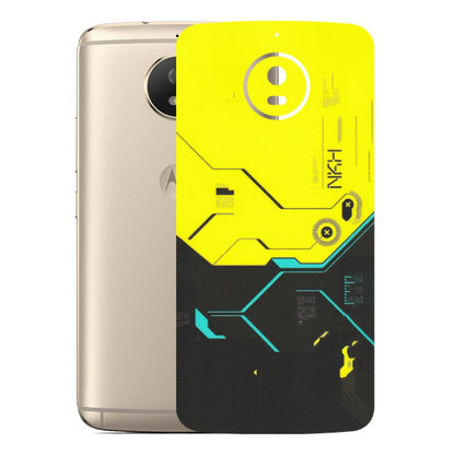 Motorola Phone Skins (All Models) - Black Yellow Technica - Matte Finish (M-53) Motorola Moto G5S