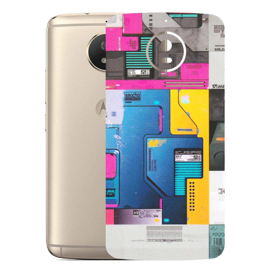 Motorola Phone Skins (All Models) - Colourfull Motherboard Internals - Matte Finish (M-55) Motorola Moto G5S