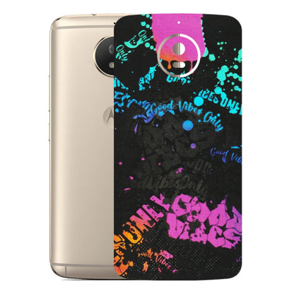 Motorola Phone Skins (All Models) - Majestic Black Vibes - Matte Finish (M-62) Motorola Moto G5S
