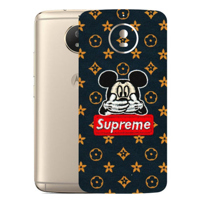 Motorola Phone Skins (All Models) - Mickey Supreme - Matte Finish (M-83) Motorola Moto G5S