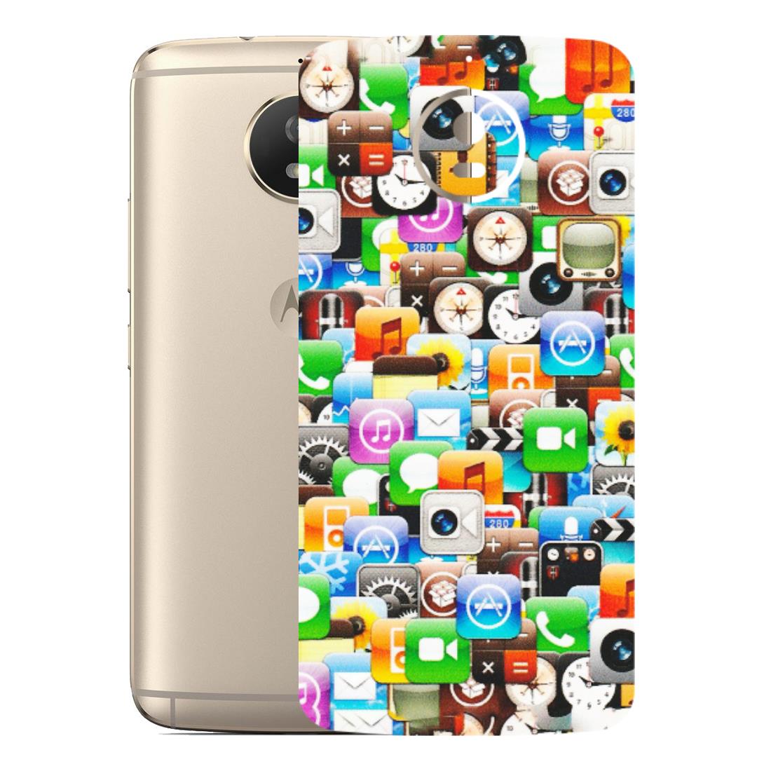 Motorola Phone Skins (All Models) - All Apple Icons - Matte Finish (M-93) Motorola Moto G5S