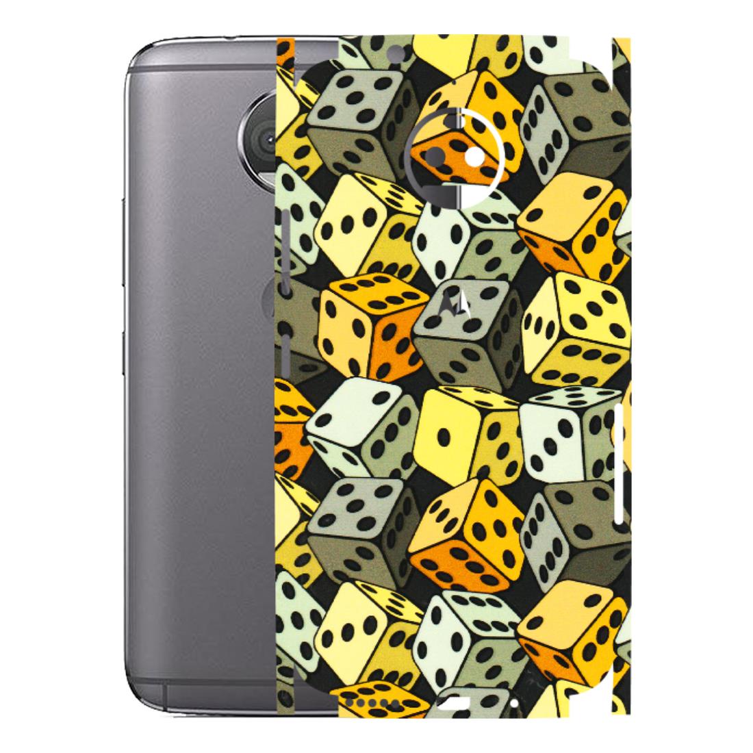 Motorola Phone Skins (All Models) - Dices Of Life - 3D Embossed Finish (L-04) Motorola Moto G5S Plus
