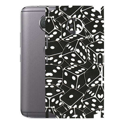 Motorola Phone Skins (All Models) - Big Black Dices - 3D Embossed Finish (L-106) Motorola Moto G5S Plus