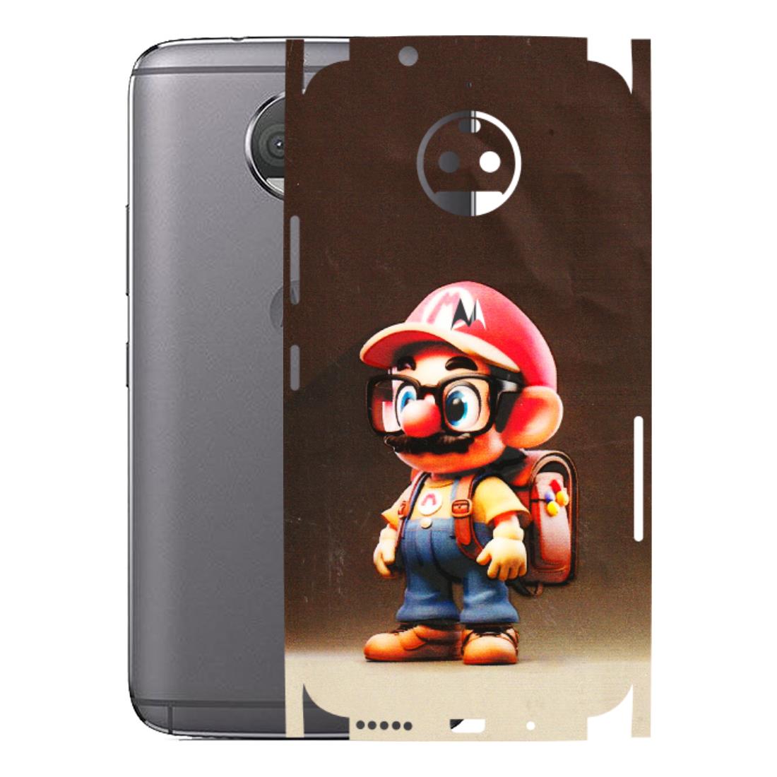 Motorola Phone Skins (All Models) - Little Mario - 3D Embossed Finish (L-119) Motorola Moto G5S Plus