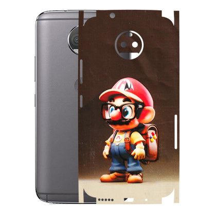 Motorola Phone Skins (All Models) - Little Mario - 3D Embossed Finish (L-119) Motorola Moto G5S Plus