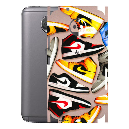 Motorola Phone Skins (All Models) - Sneaker Lover - 3D Embossed Finish (L-135) Motorola Moto G5S Plus