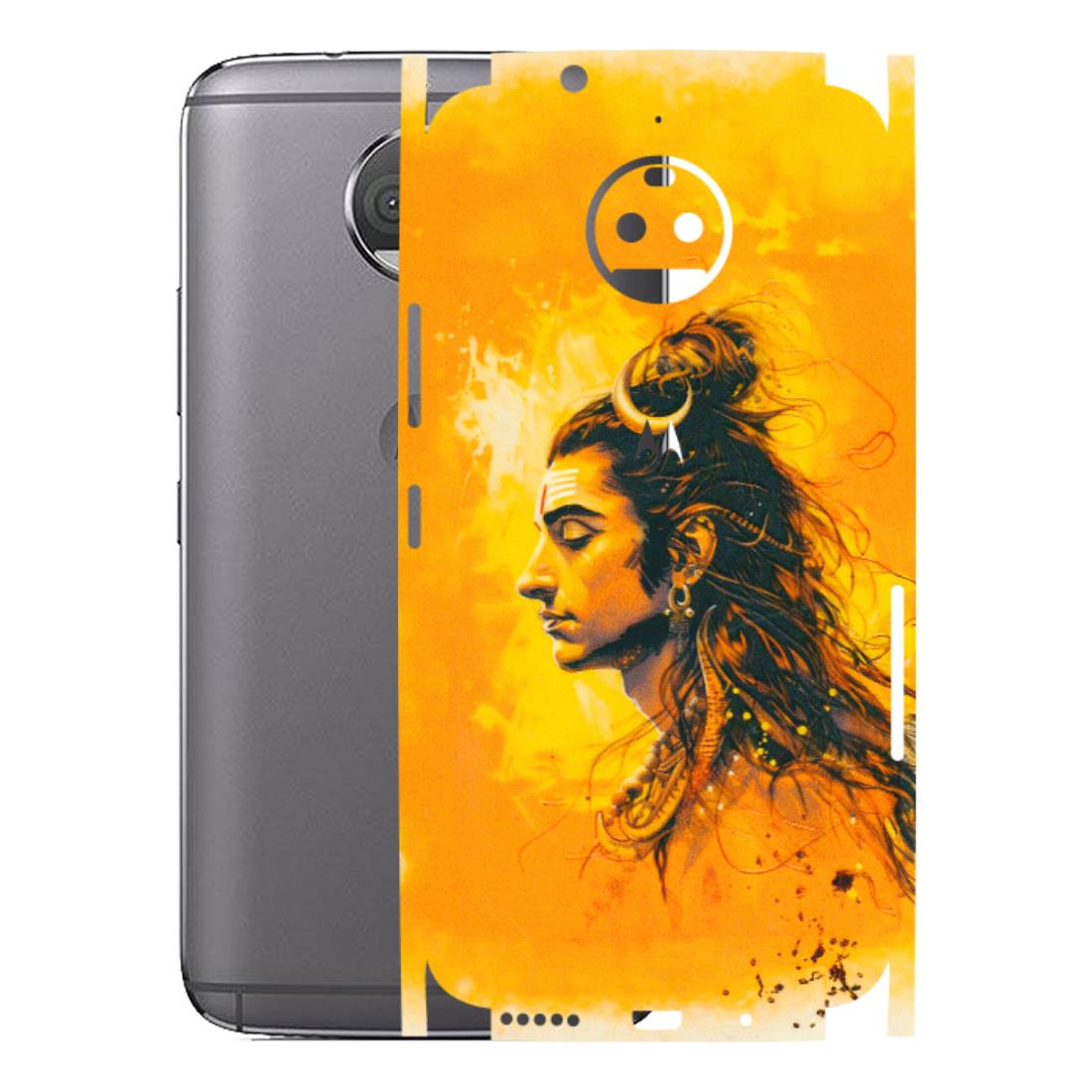Motorola Phone Skins (All Models) - Shiv Shakti - 3D Embossed Finish (L-14) Motorola Moto G5S Plus