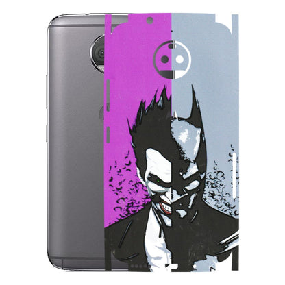 Motorola Phone Skins (All Models) - Batman & Joker - 3D Embossed Finish (L-143) Motorola Moto G5S Plus