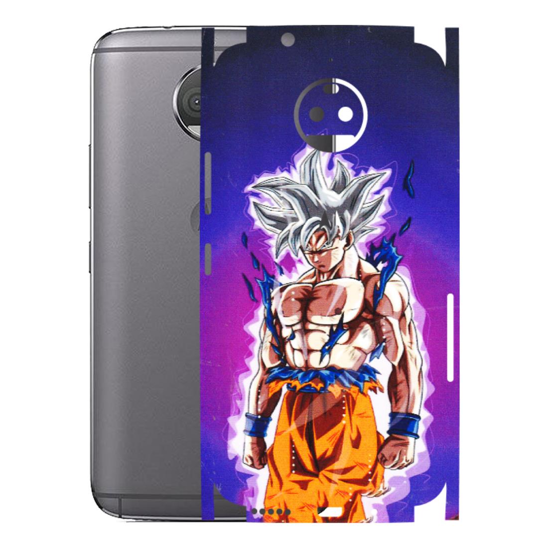 Motorola Phone Skins (All Models) - Goku Purple Anime - 3D Embossed Finish (L-147) Motorola Moto G5S Plus