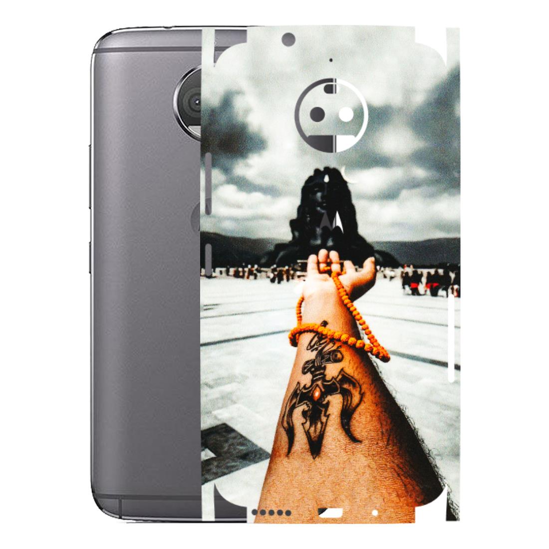 Motorola Phone Skins (All Models) - Jai Adiyogi Mahakaal - 3D Embossed Finish (L-164) Motorola Moto G5S Plus