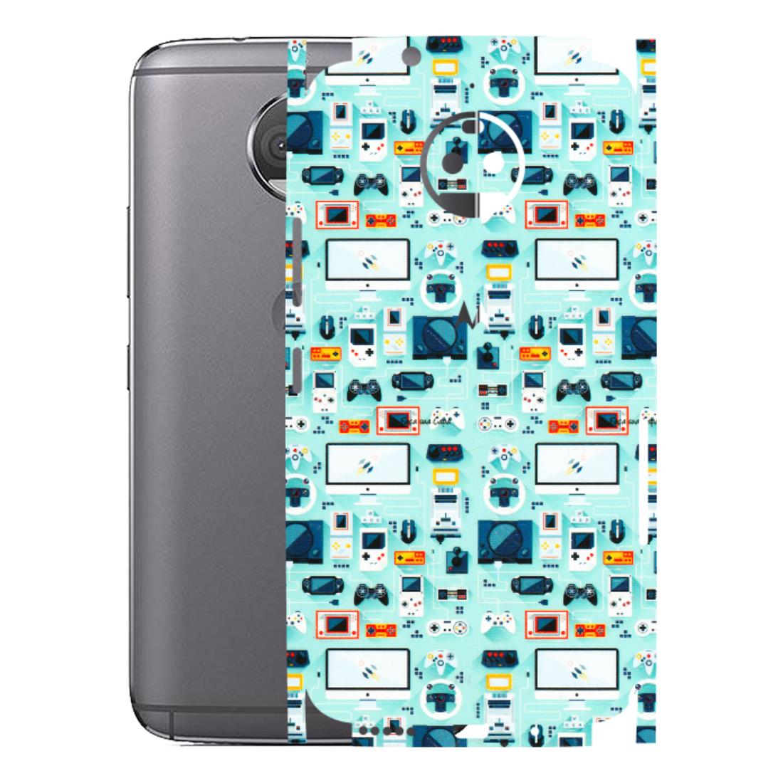 Motorola Phone Skins (All Models) - Gadgets Doodle - 3D Embossed Finish (L-184) Motorola Moto G5S Plus