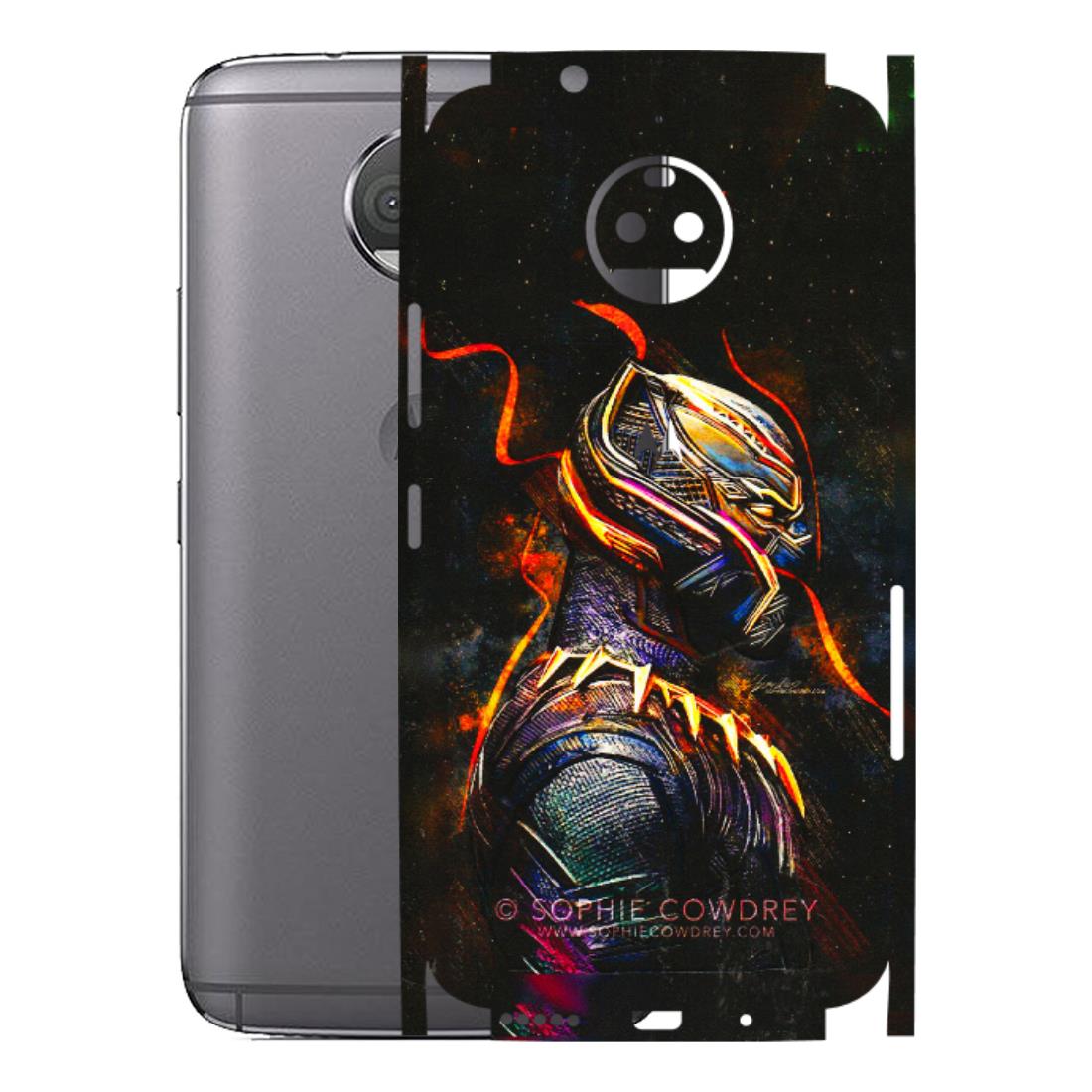 Motorola Phone Skins (All Models) - Black Panther - 3D Embossed Finish (L-190) Motorola Moto G5S Plus