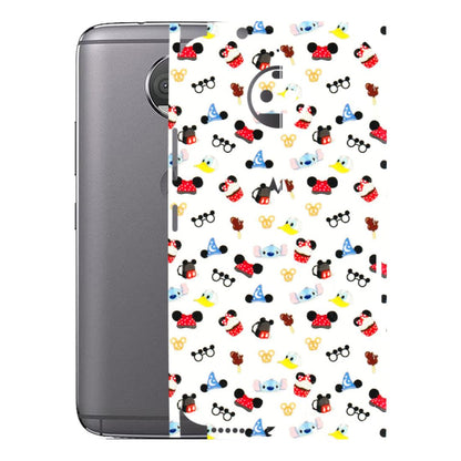 Motorola Phone Skins (All Models) - Minnie Mouse & Donald Doodles s - 3D Embossed Finish (L-194) Motorola Moto G5S Plus