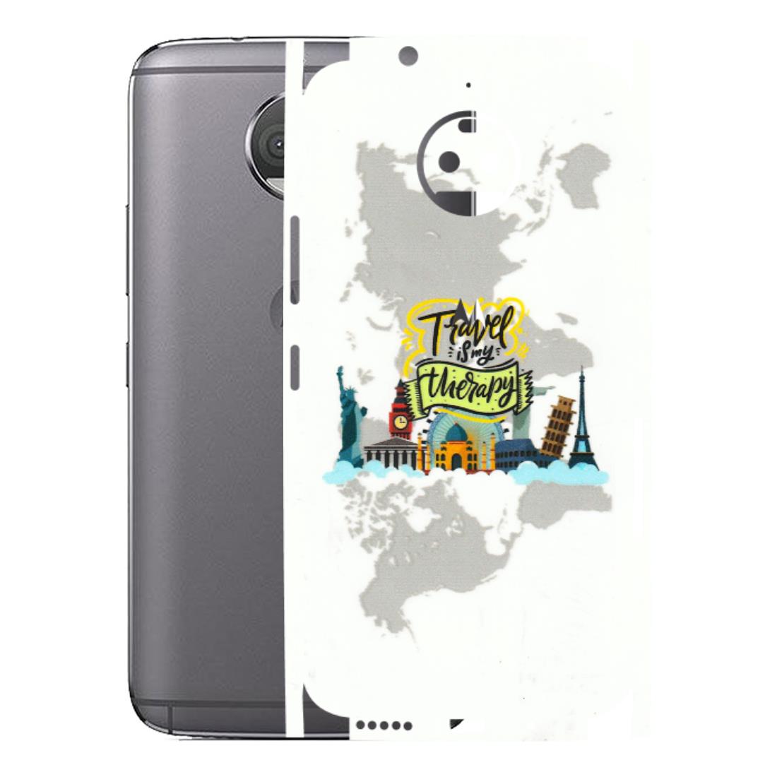 Motorola Phone Skins (All Models) - Travel Therapy - 3D Embossed Finish (L-199) Motorola Moto G5S Plus