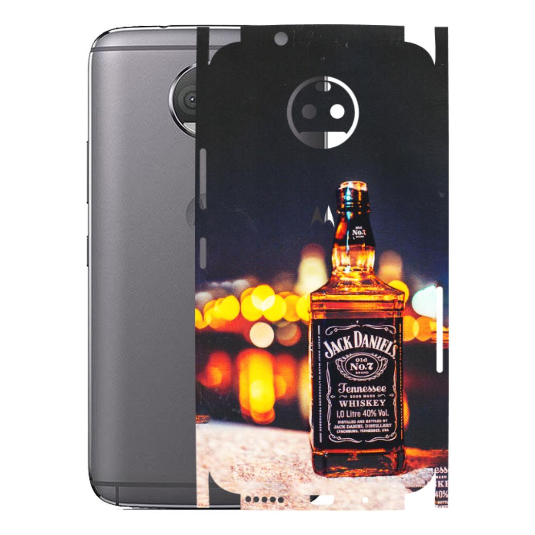 Motorola Phone Skins (All Models) - JD Whiskey Bottle - 3D Embossed Finish (L-20) Motorola Moto G5S Plus