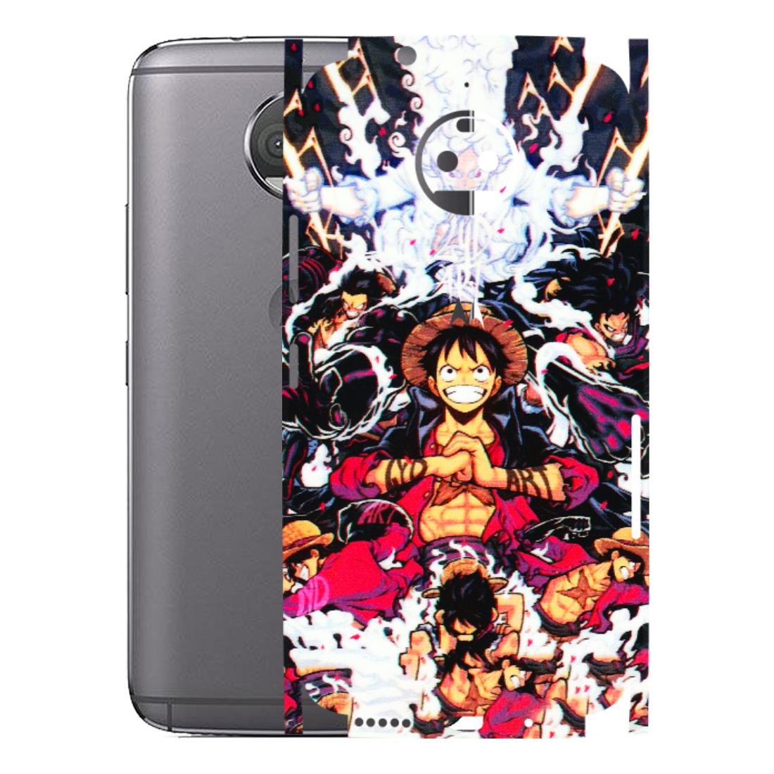 Motorola Phone Skins (All Models) - Luffy Anime Character - 3D Embossed Finish (L-203) Motorola Moto G5S Plus