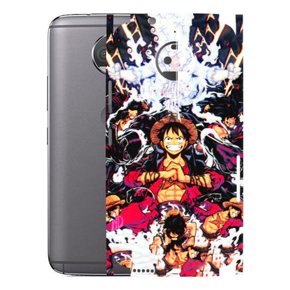 Motorola Phone Skins (All Models) - Luffy Anime Character - 3D Embossed Finish (L-203) Motorola Moto G5S Plus