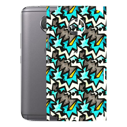 Motorola Phone Skins (All Models) - Funky Zig Zag - 3D Embossed Finish (L-223) Motorola Moto G5S Plus