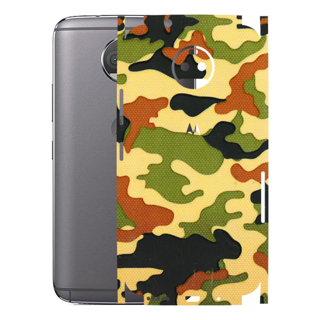Motorola Phone Skins (All Models) - Indian Military - 3D Embossed Finish (L-234) Motorola Moto G5S Plus
