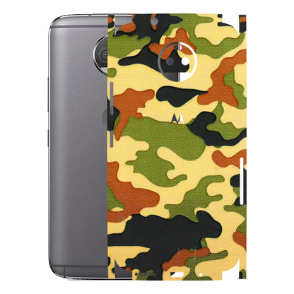 Motorola Phone Skins (All Models) - Indian Military - 3D Embossed Finish (L-234) Motorola Moto G5S Plus
