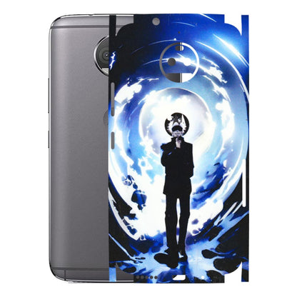 Motorola Phone Skins (All Models) - Satoru Gojo Dark Blue - 3D Embossed Finish (L-235) Motorola Moto G5S Plus