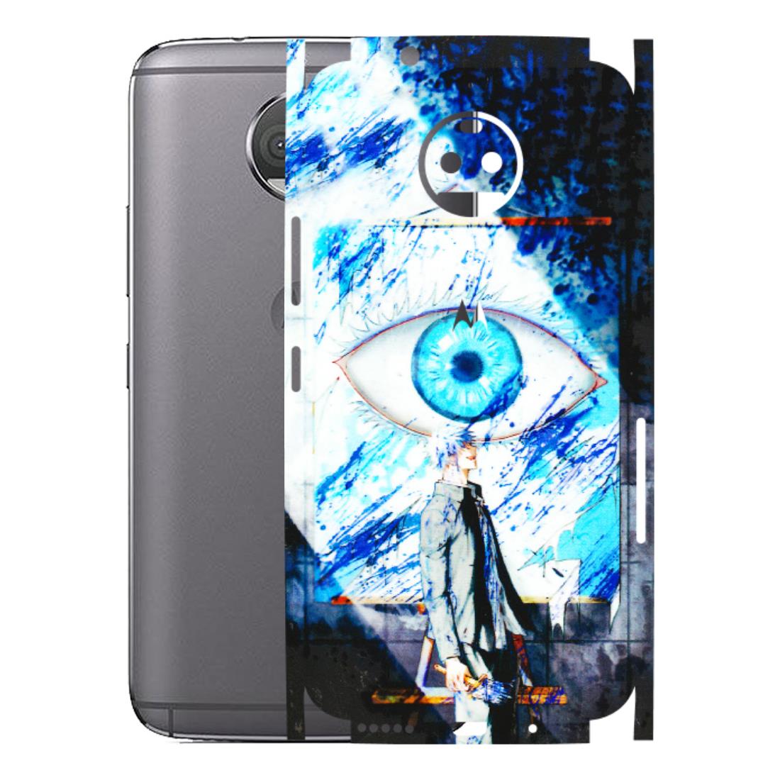 Motorola Phone Skins (All Models) - Gojo Satoru evil eye - 3D Embossed Finish (L-239) Motorola Moto G5S Plus