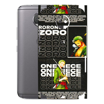 Motorola Phone Skins (All Models) - One Piece Zoro - 3D Embossed Finish (L-250) Motorola Moto G5S Plus