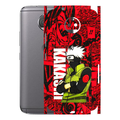 Motorola Phone Skins (All Models) - Kakashi Red Anime - 3D Embossed Finish (L-251) Motorola Moto G5S Plus
