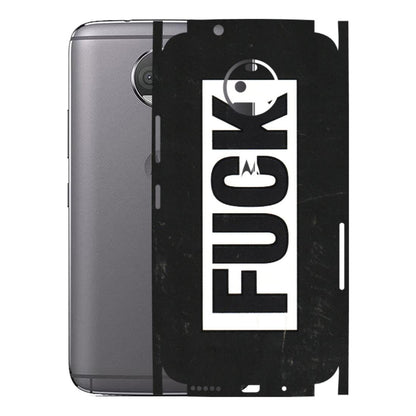 Motorola Phone Skins (All Models) - The F Word - 3D Embossed Finish (L-255) Motorola Moto G5S Plus